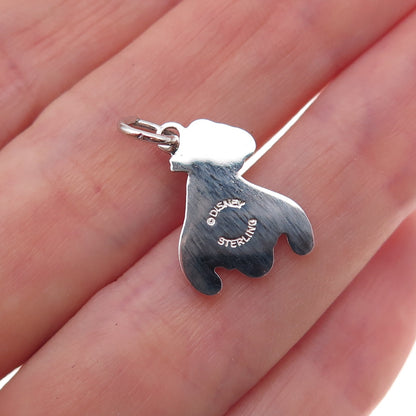 Disney 925 Sterling Silver Vintage Goofy Charm Pendant