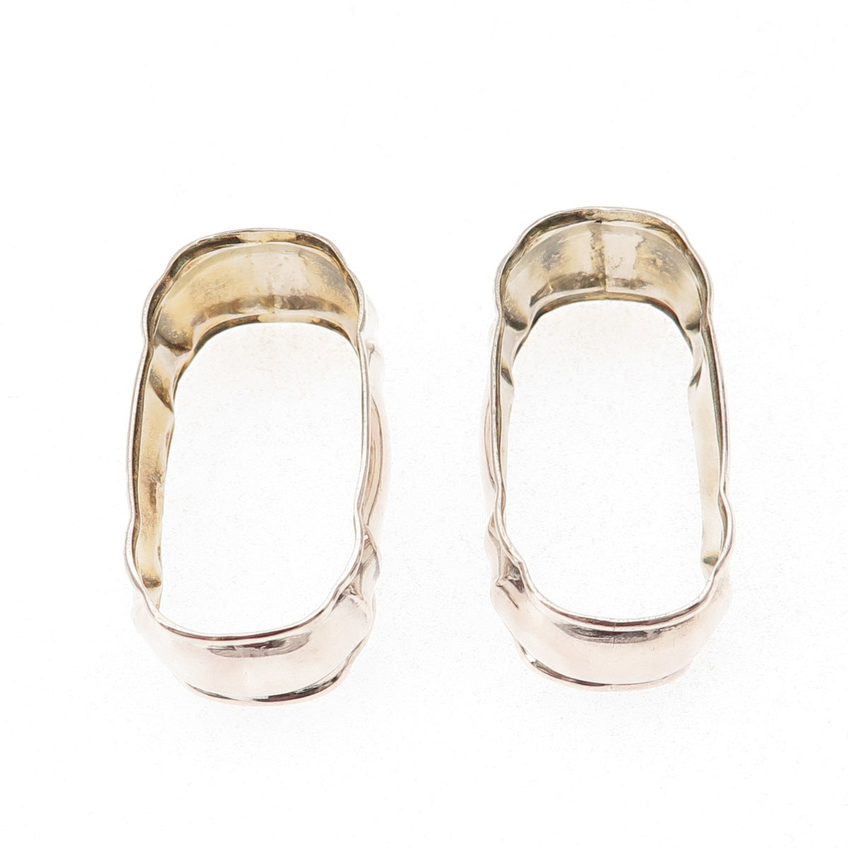 830 Silver Antique Art Deco SET of 2 Napkin Rings