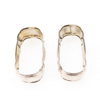 830 Silver Antique Art Deco SET of 2 Napkin Rings