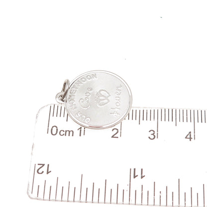 Crea 925 Sterling Silver Vintage Our Honeymoon Cove Haven Charm Pendant