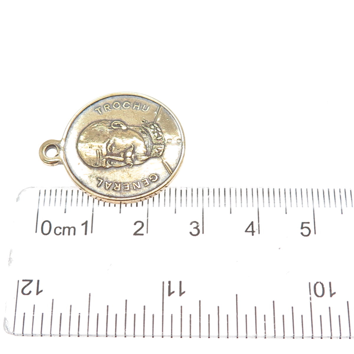Antique 1870 France General Trochu Government of National Defense Medal Pendant