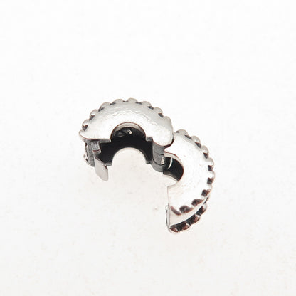 Pandora 925 Sterling Silver Beveled Clip Charm