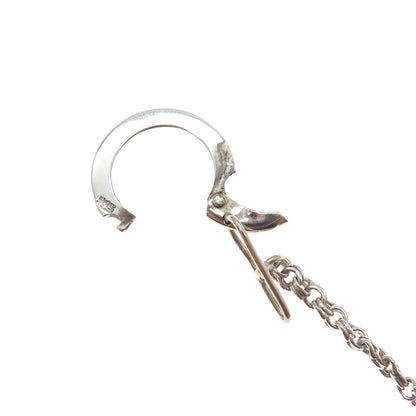 925 Sterling Silver Vintage Peruvian Tribal Goddess Key Fob Chain