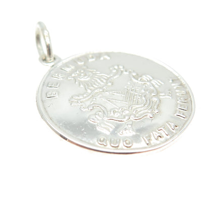 PAYTON, PEPPER & SONS LTD 925 Sterling Silver Vintage Birmingham Bermuda Pendant