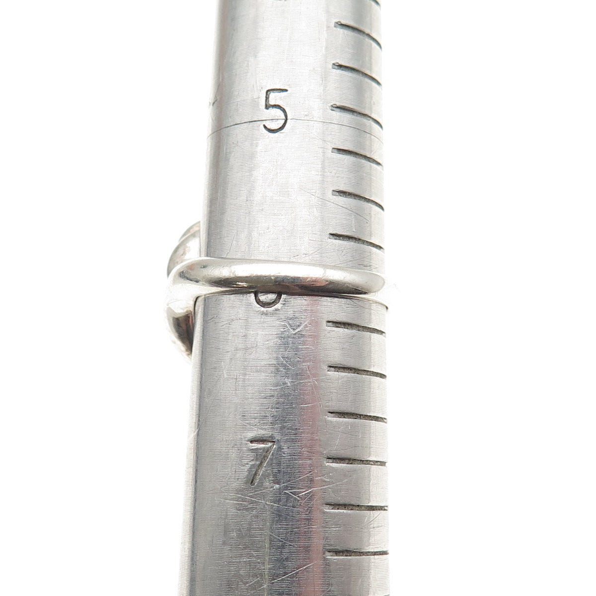 925 Sterling Silver Vintage Real Larimar Modernist Ring Size 6