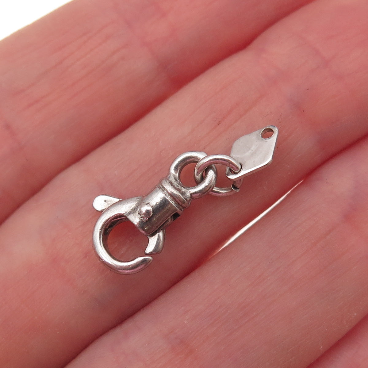 925 Sterling Silver Vintage Bracelet / Necklace Lobster Lock Clasp