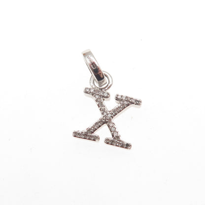Links of London 925 Sterling Silver Real Diamond Letter X Mini Charm Pendant