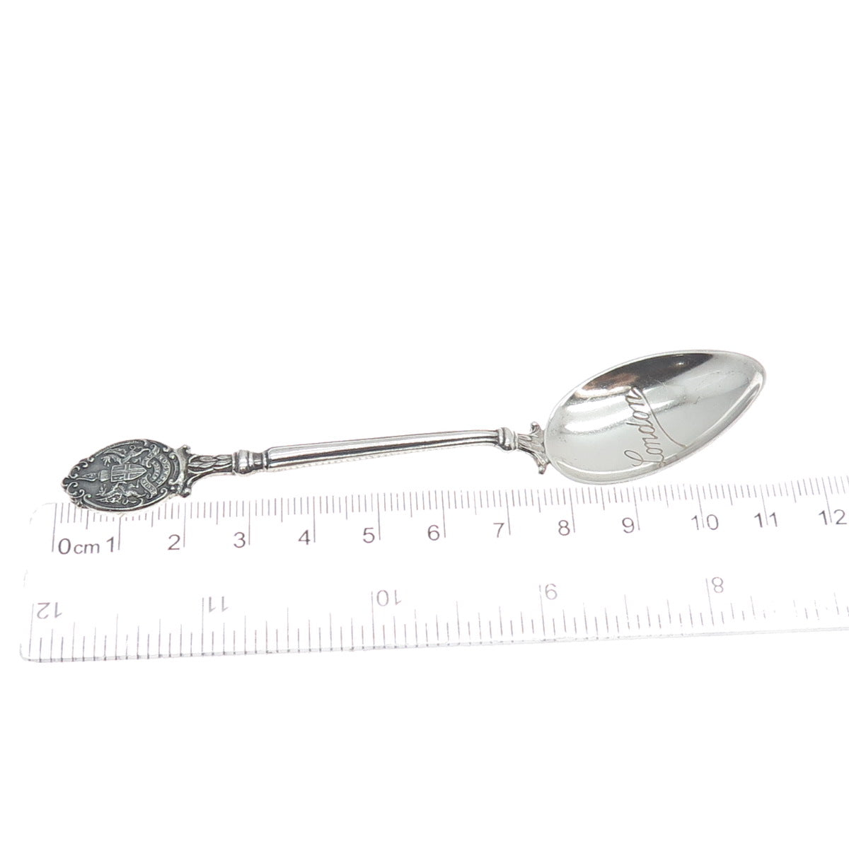 TURNER & SIMPSON 925 Sterling Vintage 1962 Birmingham London Coat of Arms Spoon
