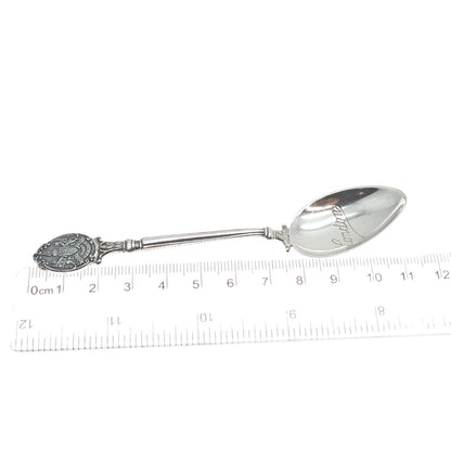 TURNER & SIMPSON 925 Sterling Vintage 1962 Birmingham London Coat of Arms Spoon