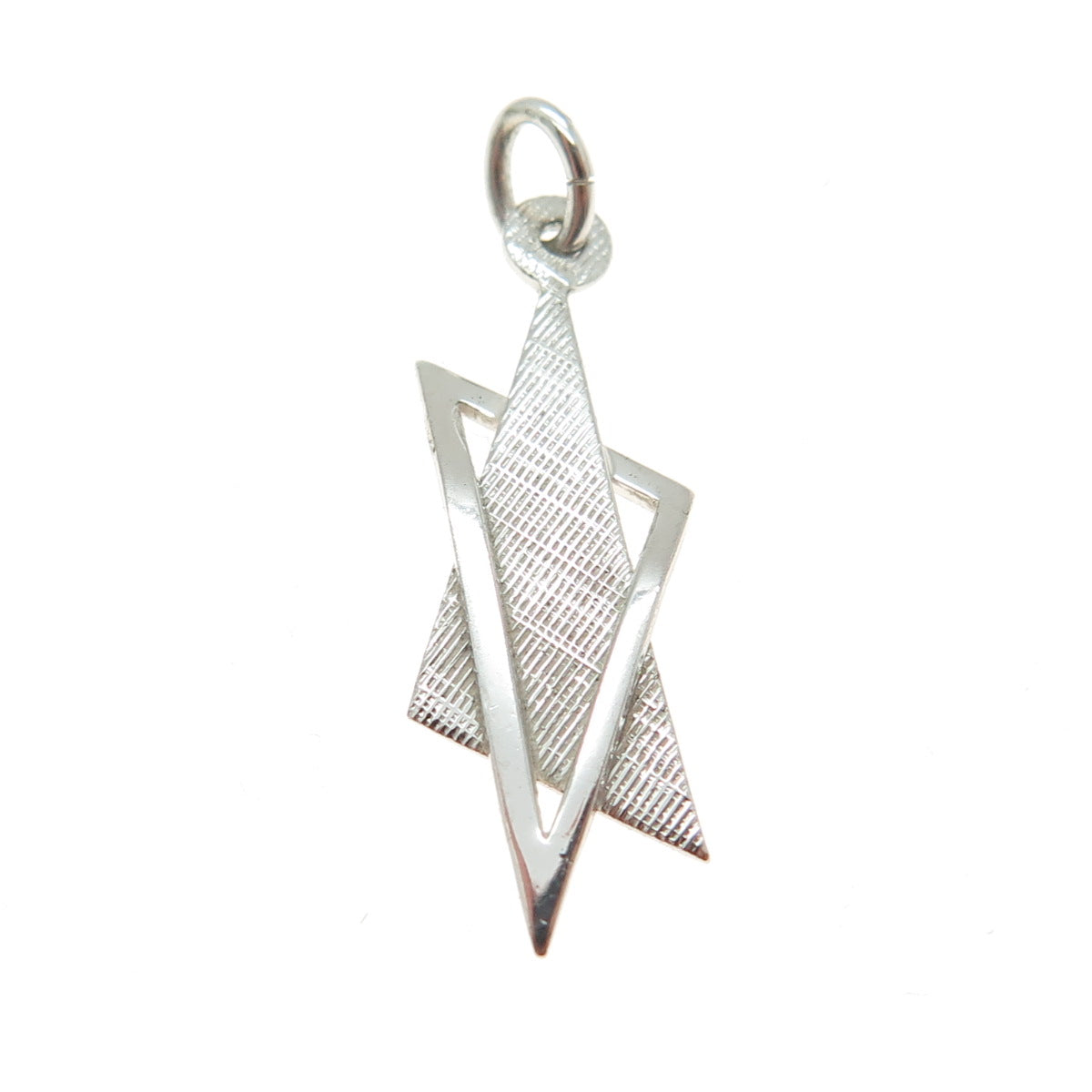 THEDA 925 Sterling Silver Vintage Star of David Charm Pendant