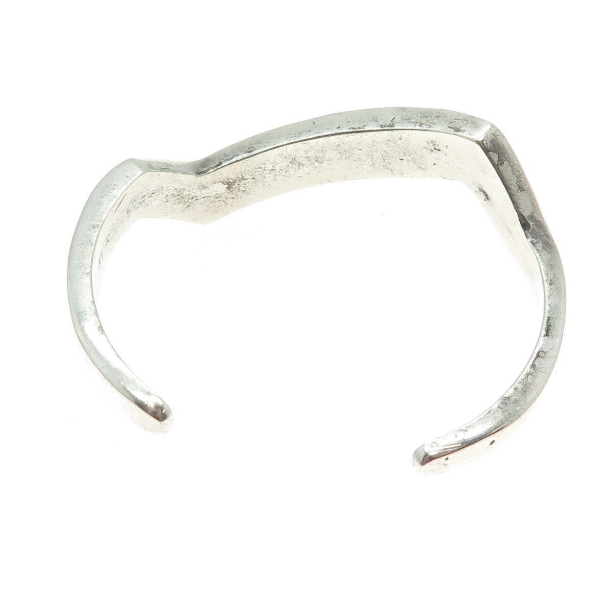 Old Pawn 925 Sterling Vintage Southwestern Turquoise Adjustable Bracelet 6"