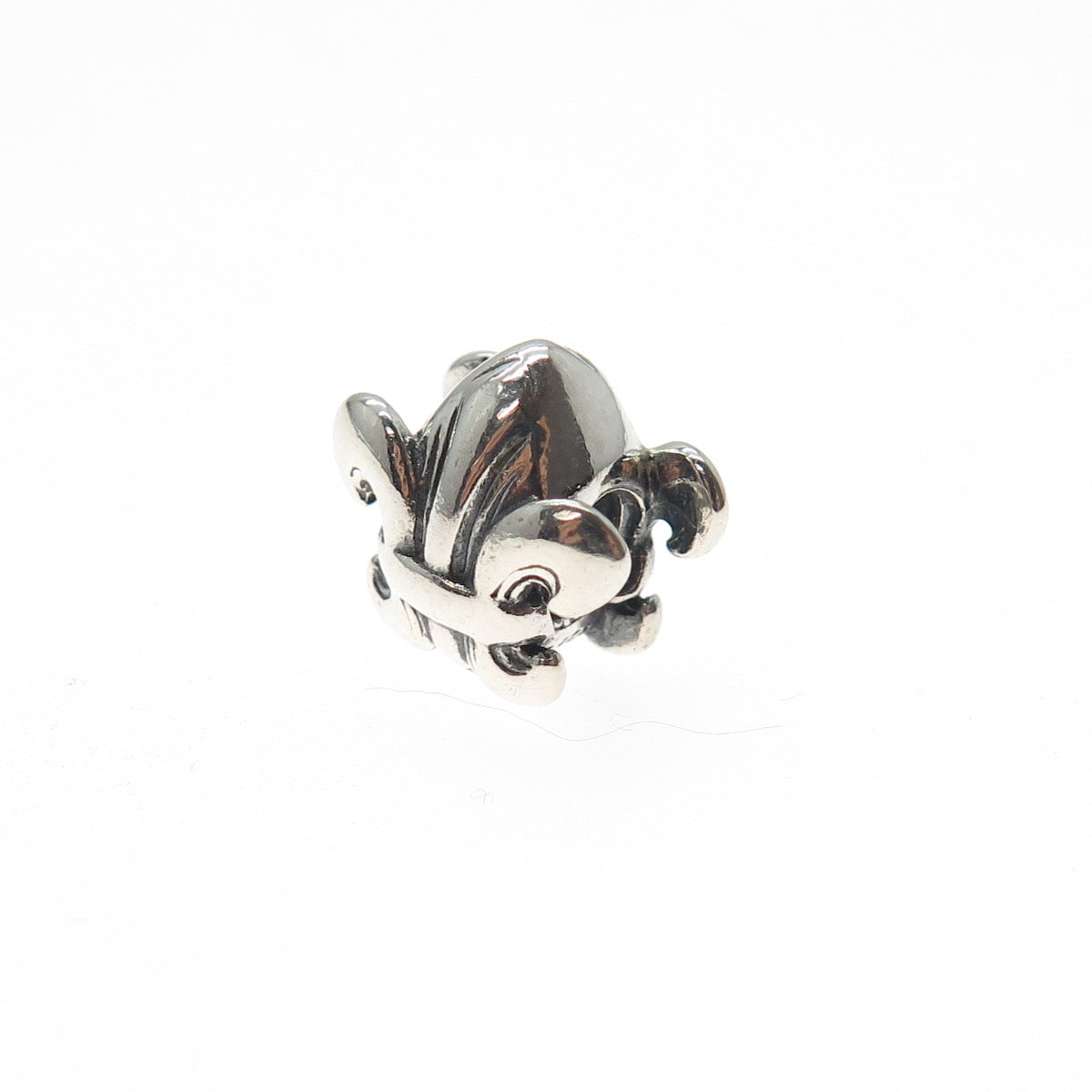 CHAMILIA 925 Sterling Silver Fleur de Lis Slide Bead Charm