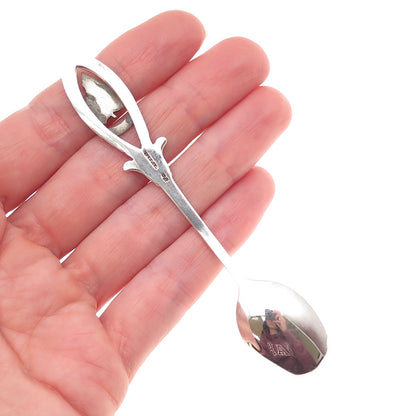 925 Sterling Silver Antique Art Deco Enamel Vancouver Canada Coffee Spoon