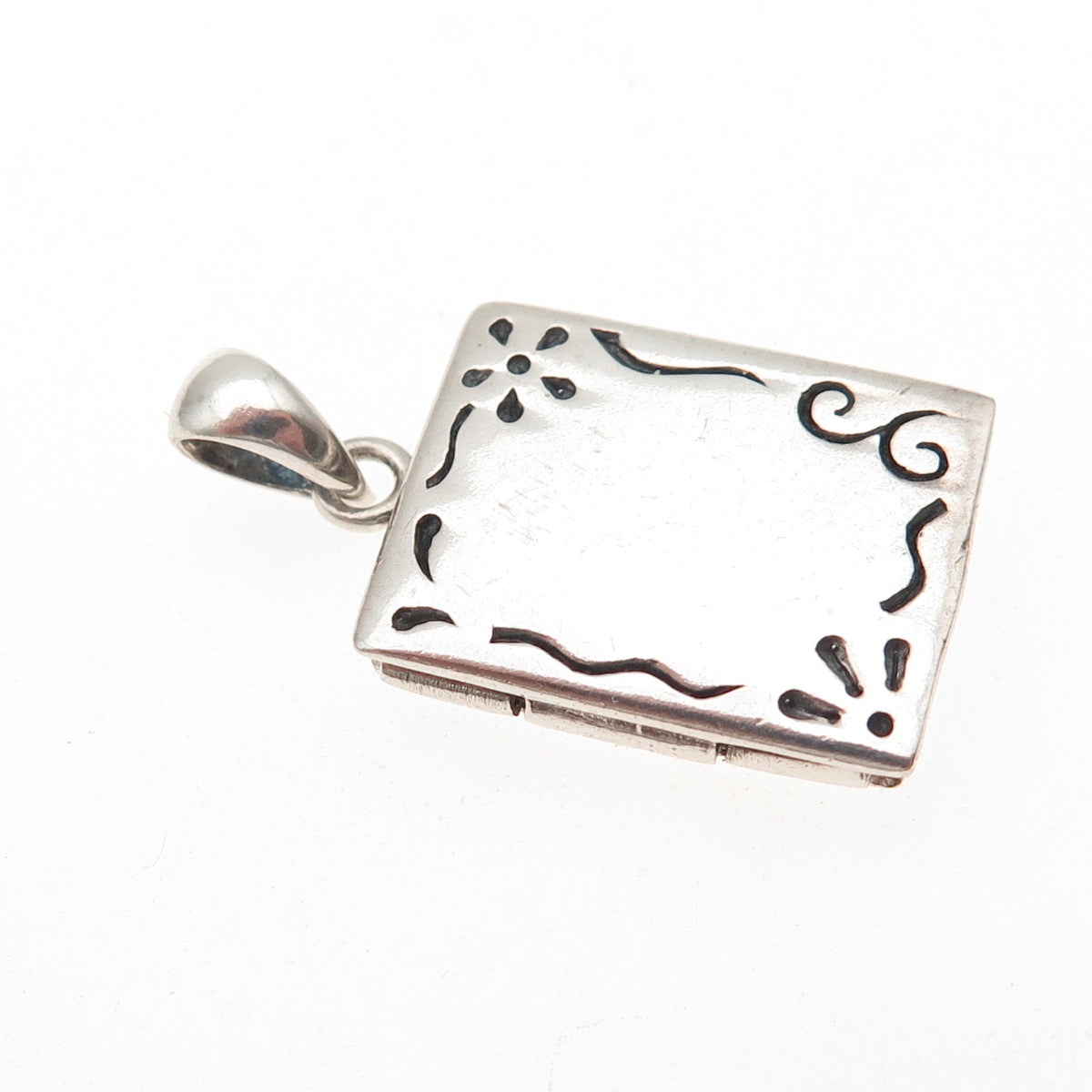 Boma 925 Sterling Silver Vintage Locket Charm Pendant