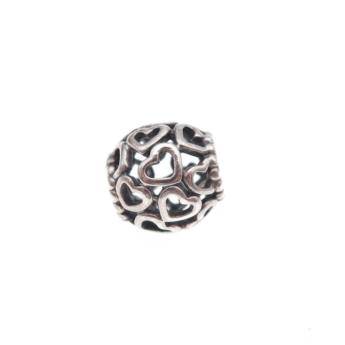 Pandora 925 Sterling Silver Open Your Heart Slide Bead Charm