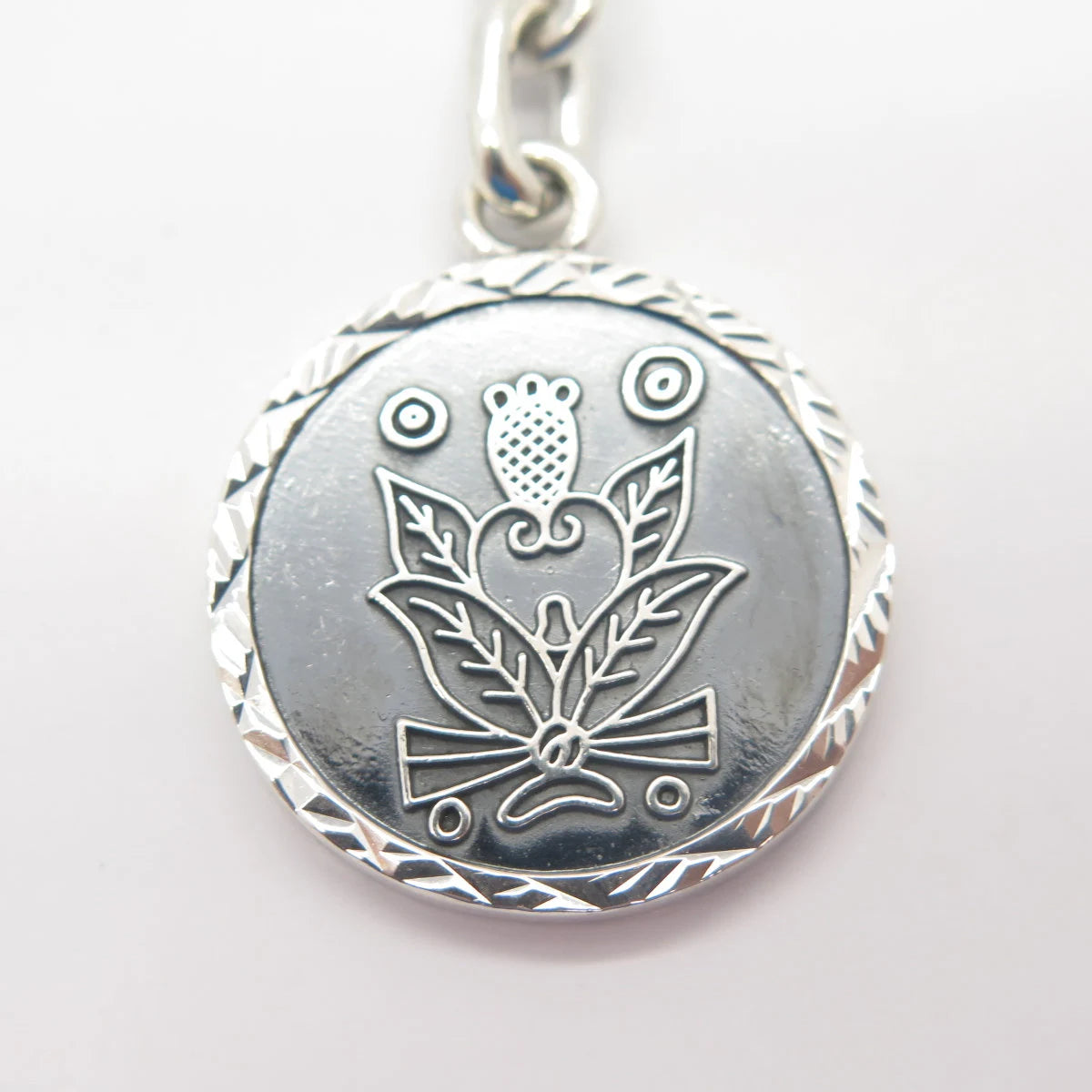 925 Sterling Silver Vintage Mexico Tribal Man Key Chain