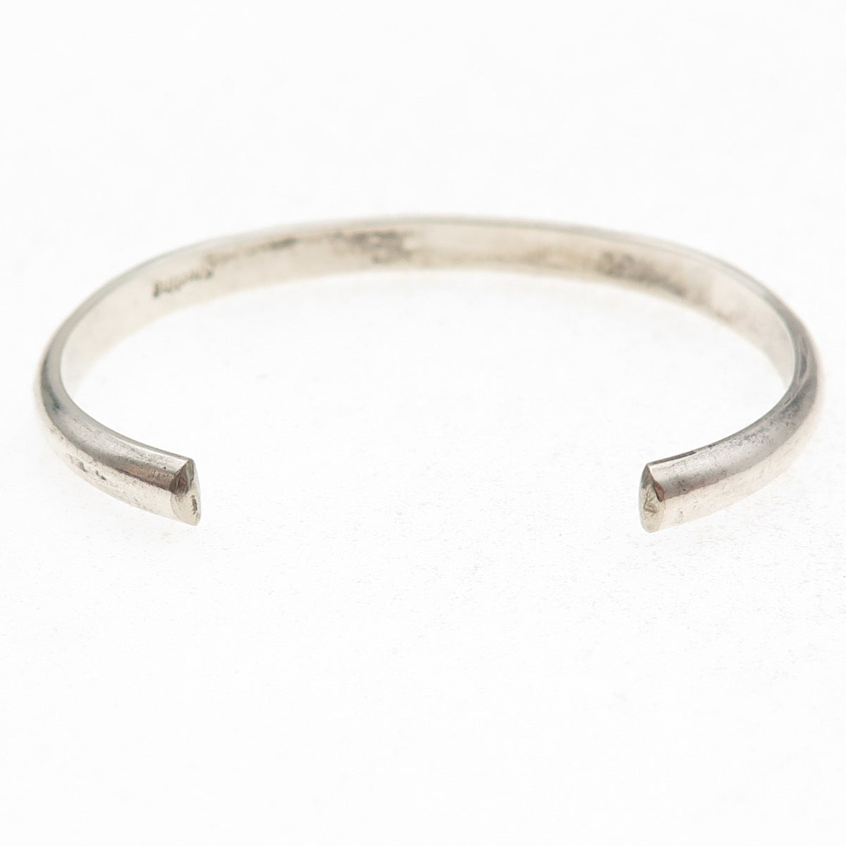 Old Pawn 925 Sterling Silver Vintage Southwestern Adjustable Cuff Bracelet 4.75"