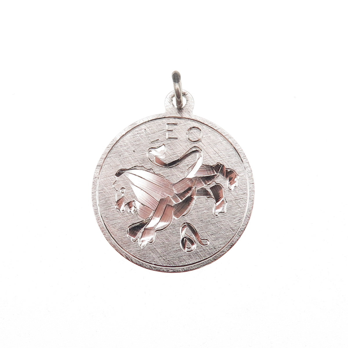 Griffith & Sons 925 Sterling Silver Vintage Leo Zodiac Sign Charm Pendant