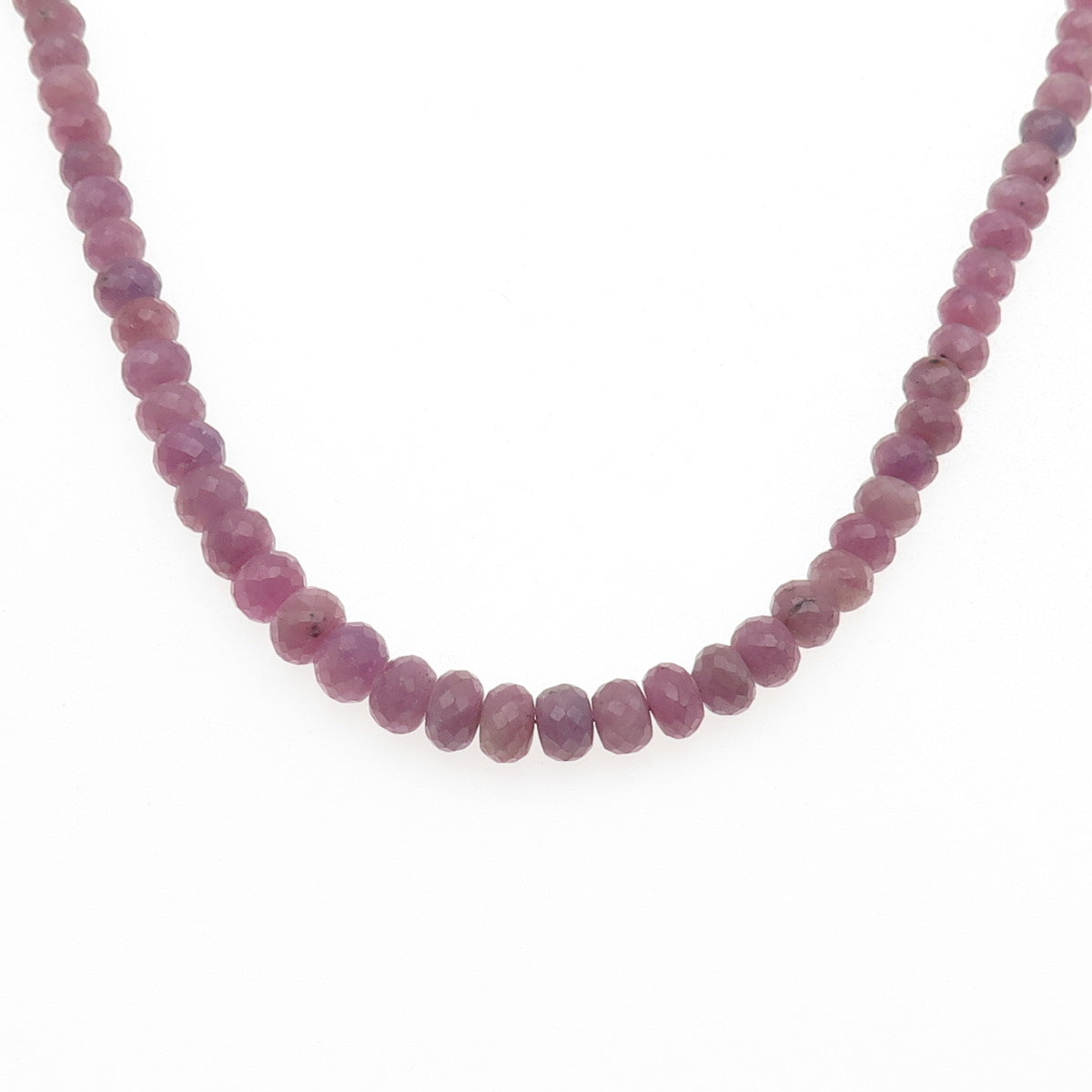 Jay King Desert Rose 925 Sterling Vintage Real Lavender Sapphire Necklace 18-20"