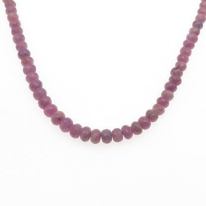Jay King Desert Rose 925 Sterling Vintage Real Lavender Sapphire Necklace 18-20"