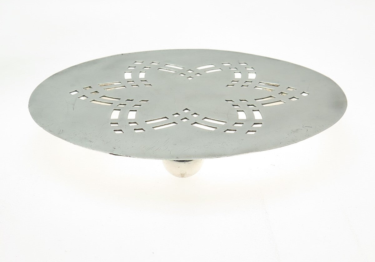 925 Sterling Silver Vintage Floral Trivet Stand