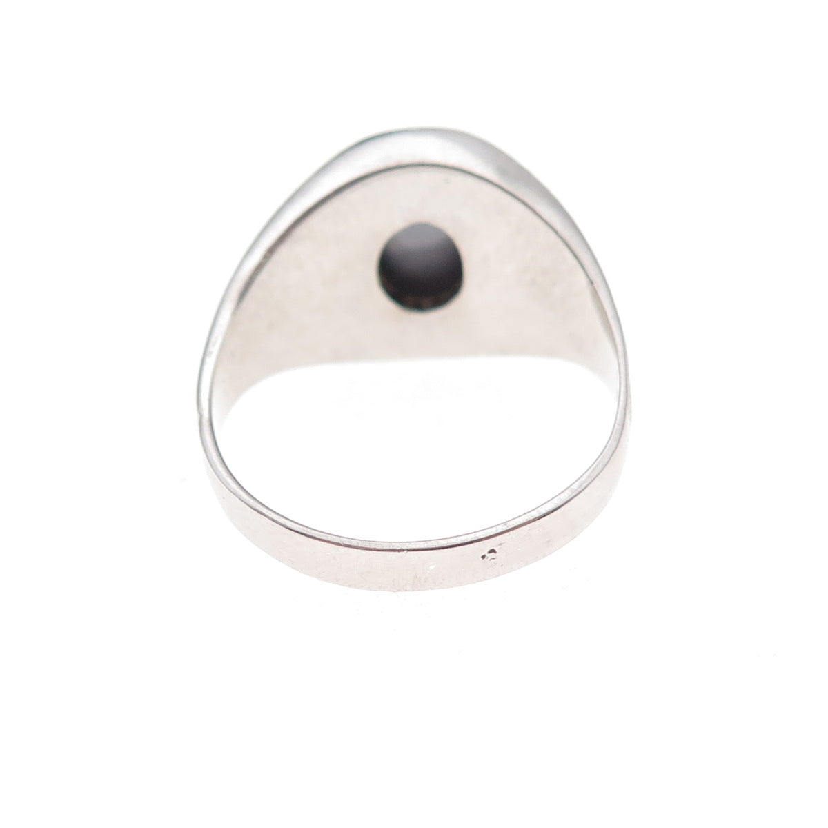 Dason 925 Sterling Silver Vintage Real Diamond & Cat's Eye Ring Size 10