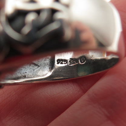 SILPADA 925 Sterling Silver Vintage Real Kingman Turquoise Ring Size 9.25