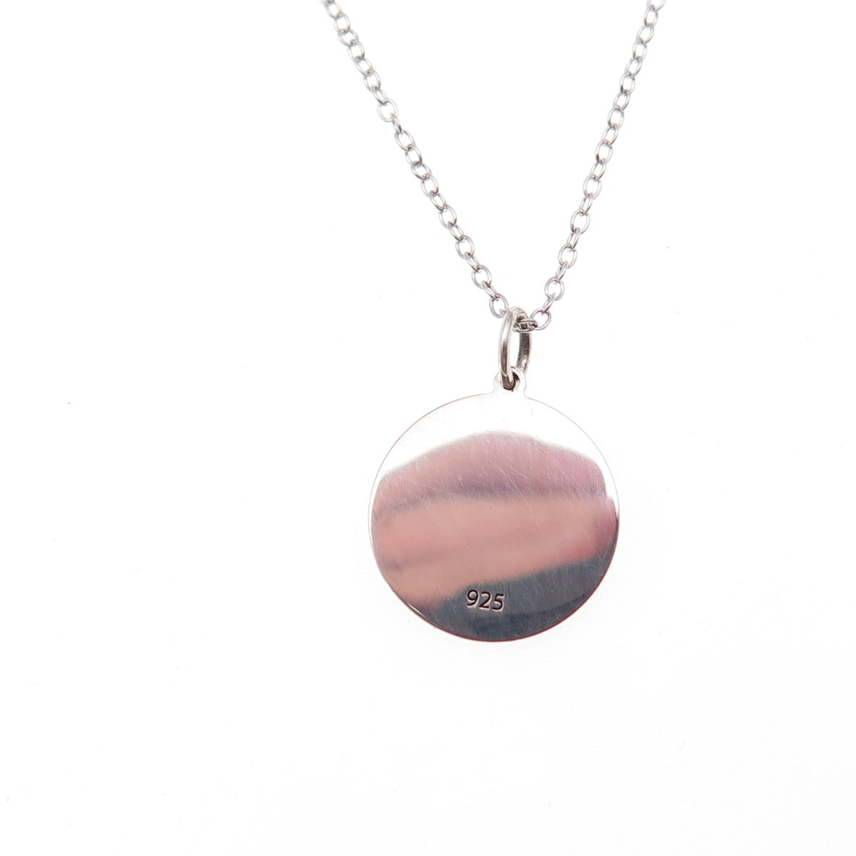 925 Sterling Silver Enamel Sunshower Cloud & Raindrop Cable Chain Necklace 18"