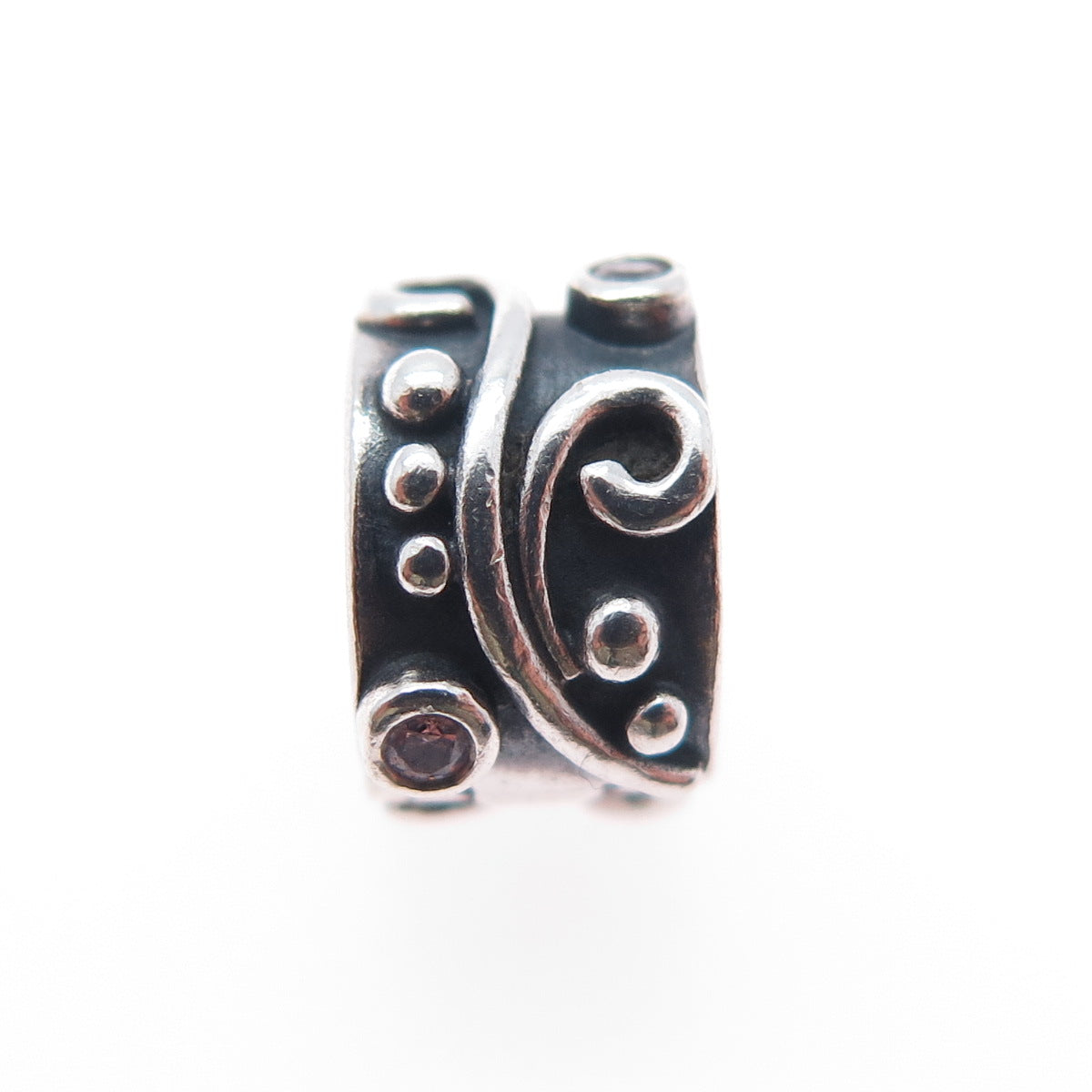 PANDORA 925 Sterling Silver Tendril Clip Charm