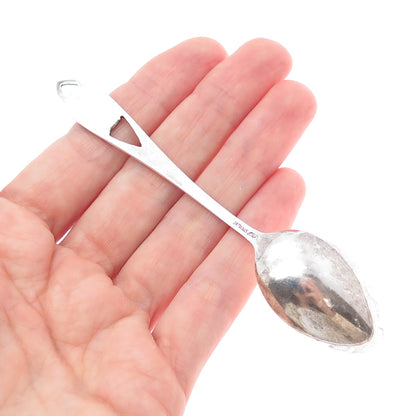 CHARLES M. ROBBINS 925 Sterling Silver Antique San Francisco CA Coffee Spoon