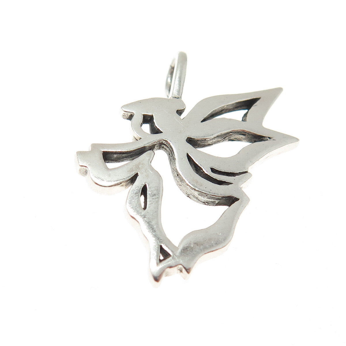 REMEMBER ME 925 Sterling Silver Vintage Guardian Angel "Haggai 2:8" Mini Pendant