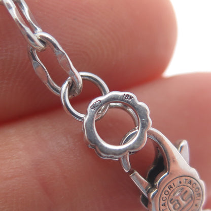 TACORI 18K Gold & 925 Sterling Silver Crescent Eclipse Chain Necklace 18"