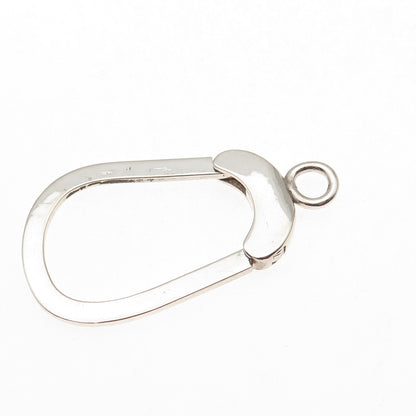 925 Sterling Silver Vintage Carabiner Key Ring Holder