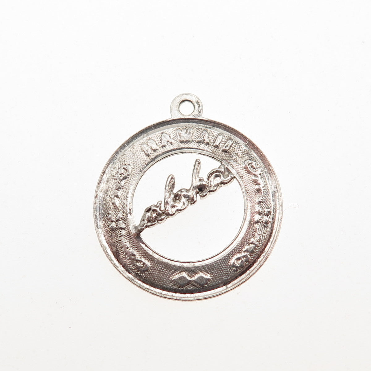 925 Sterling Silver Vintage Hawaii Aloha Mini Charm Pendant