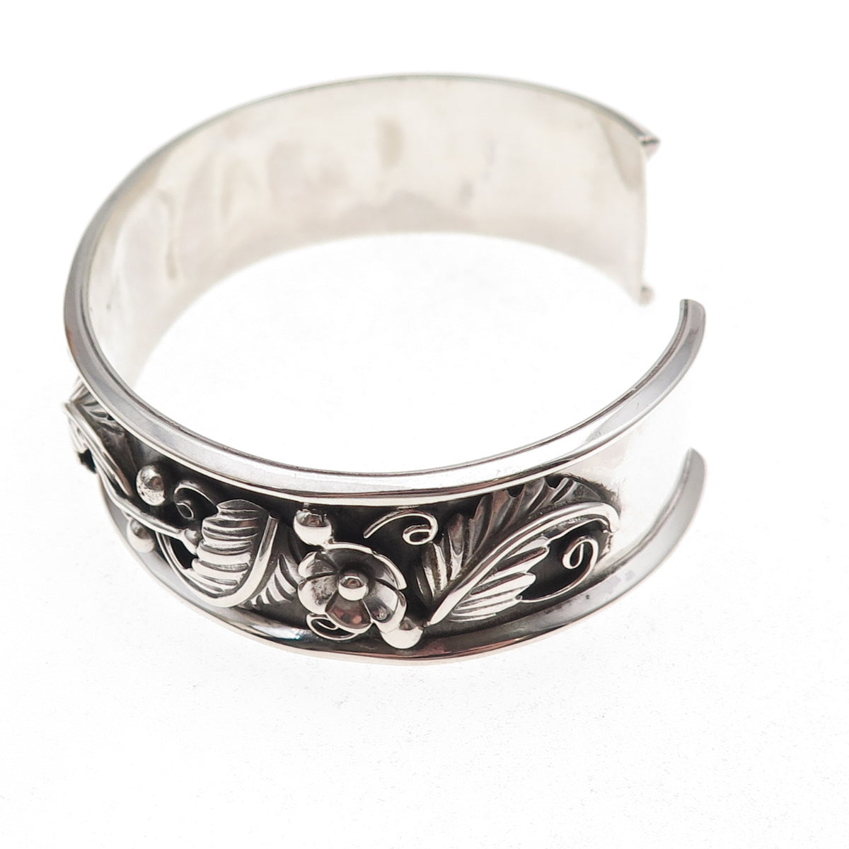 Eva Sando Old Pawn 925 Sterling Silver Vintage 1988 Adjustable Bracelet 7.25"