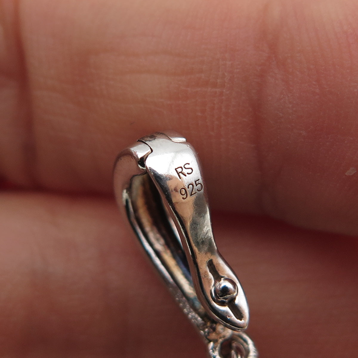 925 Sterling Silver Real Amethyst Iolite & Peridot Cluster Teardrop Pendant