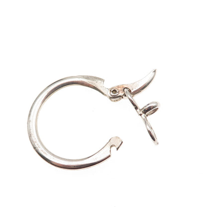 835 Silver Vintage Key Fob Ring Holder
