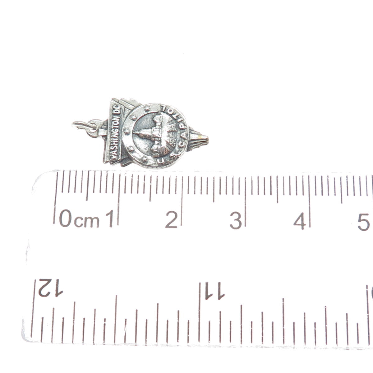 BATES & KLINKE 925 Sterling Silver Vintage Washington DC US Capitol Mini Pendant