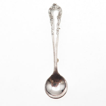 Easterling 925 Sterling Silver Antique 1944 American Classic Spoon Pin Brooch