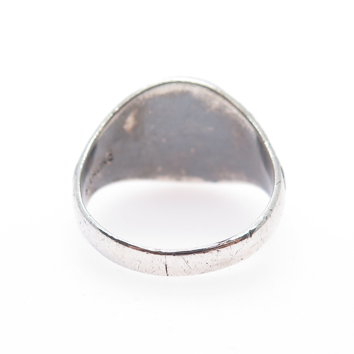 925 Sterling Vintage Enamel Collier's Woman's Home Companion Crowell Ring Size 9