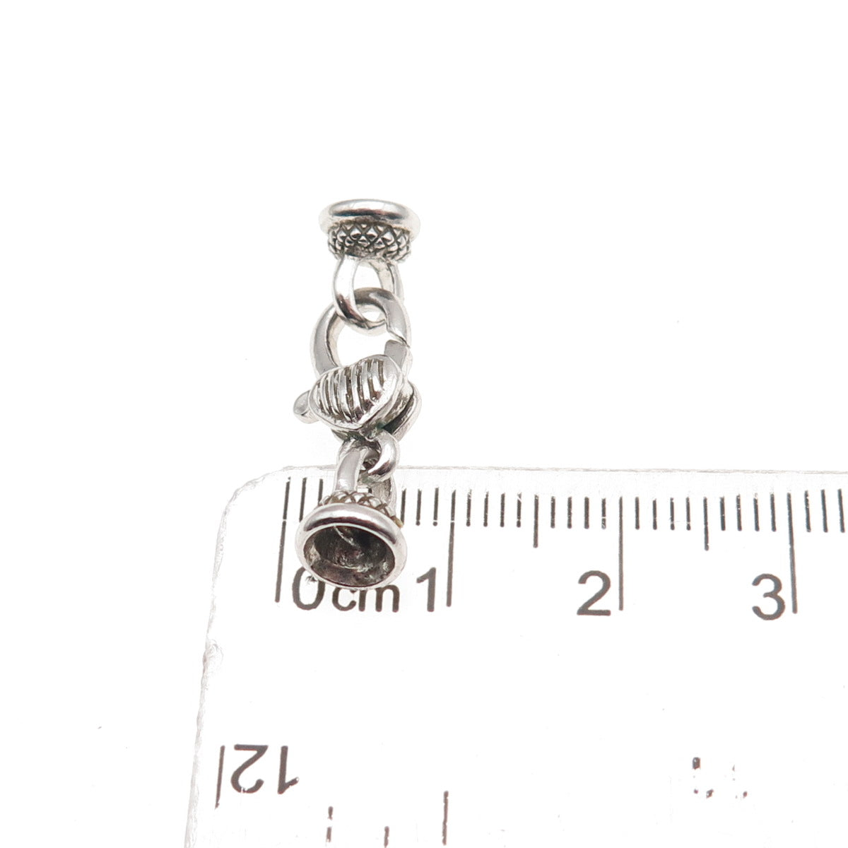 925 Sterling Silver Heart Lobster Lock Clasp Bracelet / Necklace Ends