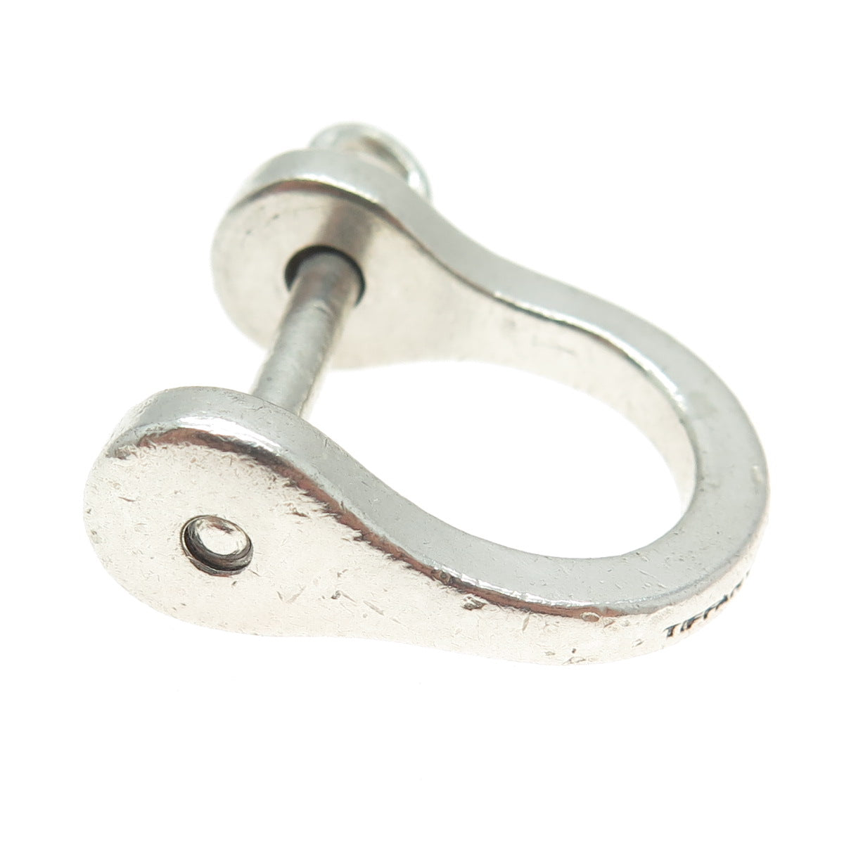 TIFFANY & CO. Sterling Silver Vintage Horse Snaffle Riding Bit Key Ring Holder