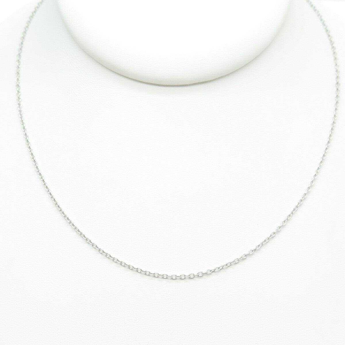 925 Sterling Silver Cable Chain Necklace 16-18"