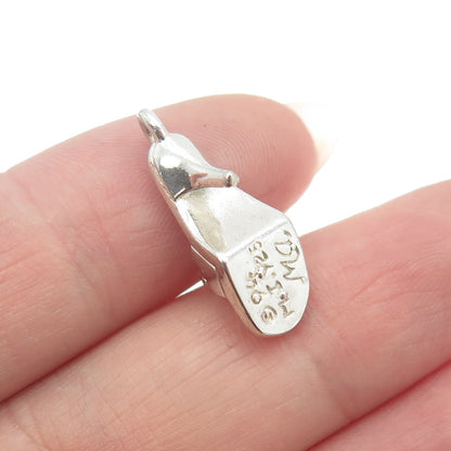 MICHAEL ANTHONY 925 Sterling Silver Vintage 1994 High Heel Shoe Charm Pendant