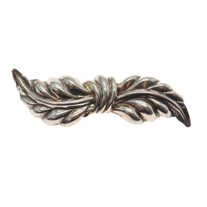 BOND BOYD 925 Sterling Silver Gold Plated Vintage Floral Pin Brooch