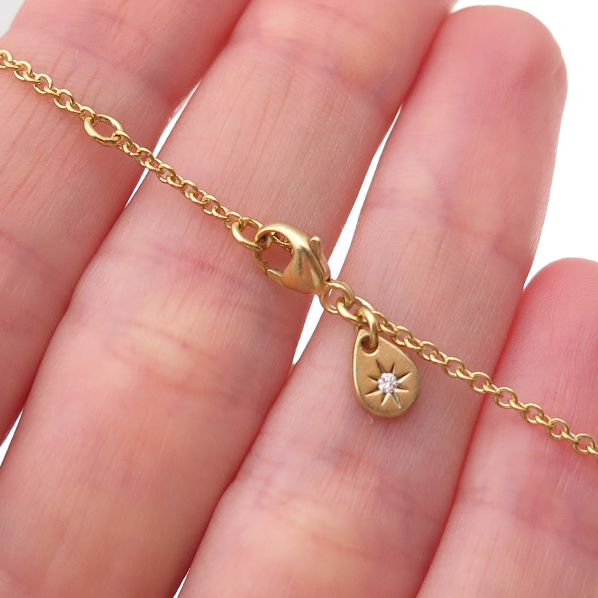 Awe Inspired 925 Sterling Gold Plated Real Diamond Phoenix ID Bracelet 6-6.75"