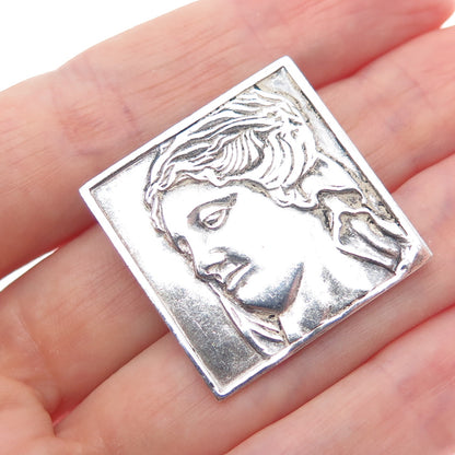925 Sterling Vintage 1997 Dublin Olympias Mother of Alexander the Great Brooch