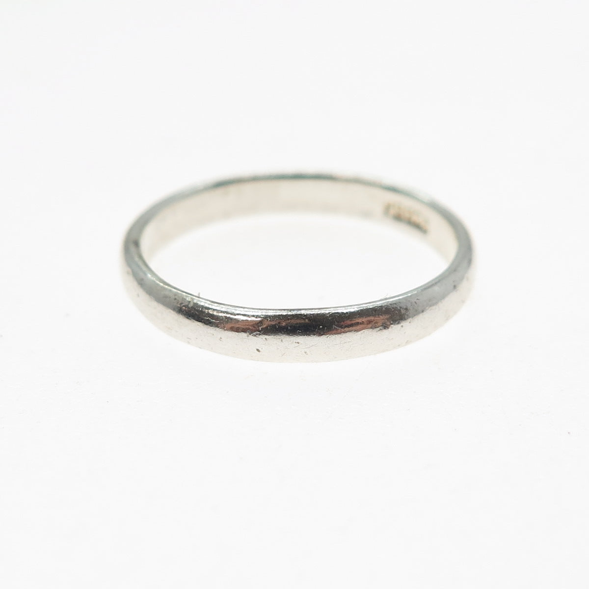 PB PAUL BRACKNA 925 Sterling Silver Vintage Stackable Wedding Band Ring Size 6