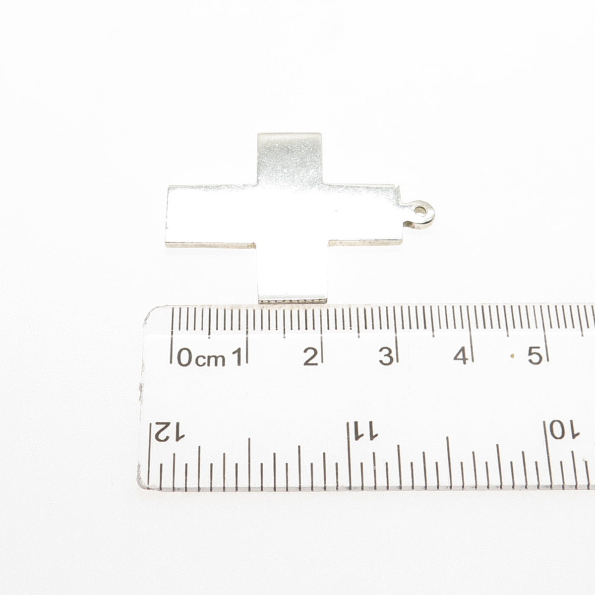 950 Silver Vintage Cross Religious Charm Pendant