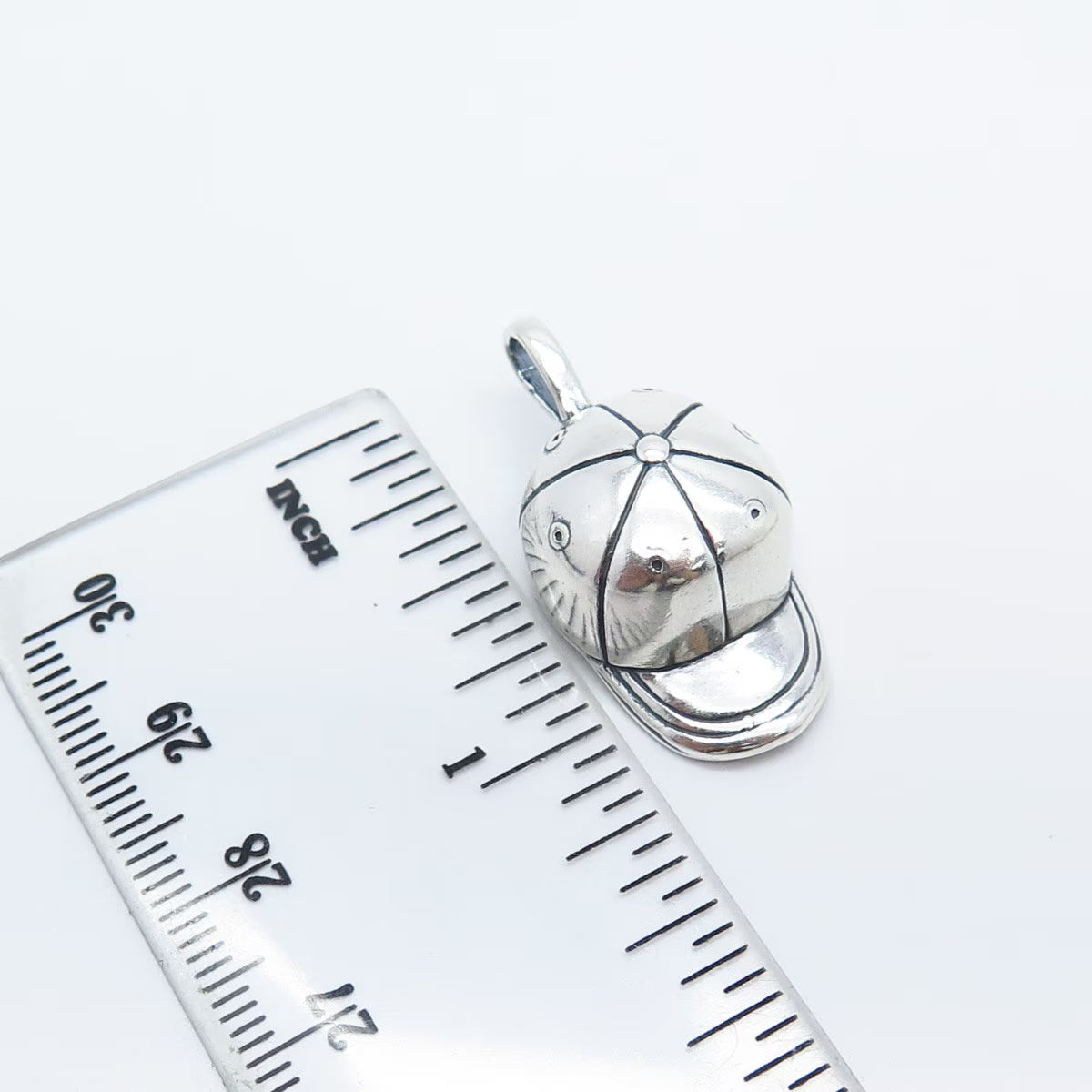 925 Sterling Silver Vintage Shube Cap Pendant
